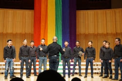 Sing Men's Chorus in performance